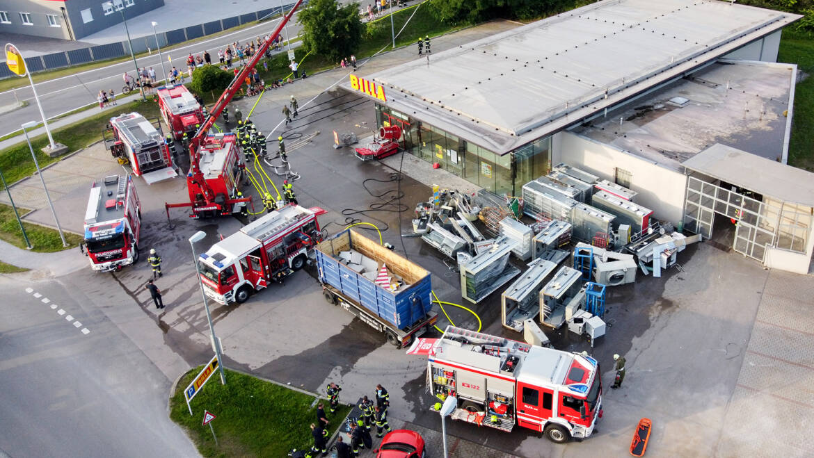 BRAND BEIM BILLA