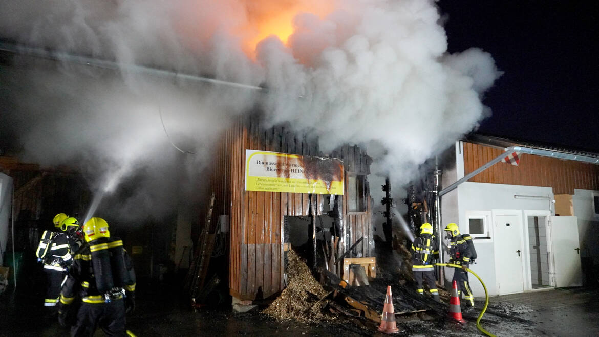 BRANDEINSATZ IN STÖGERSDORF