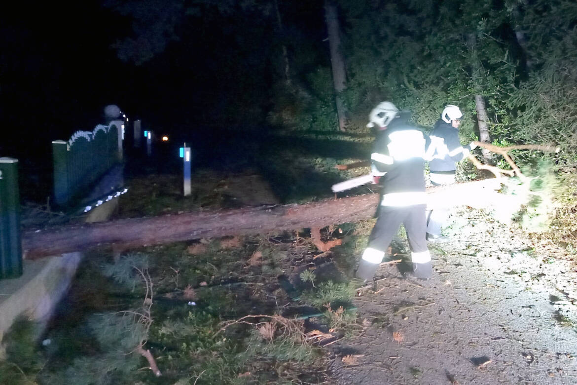 UNWETTER TRIFFT AUCH HALLERSDORF