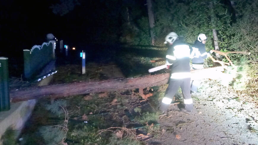 UNWETTER TRIFFT AUCH HALLERSDORF